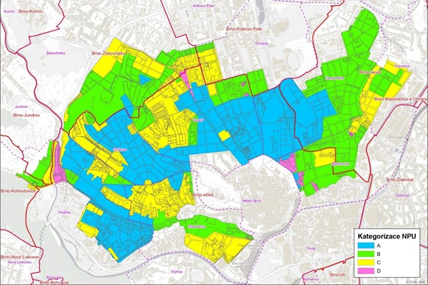 Navrhovaná podoba městské památkové rezervace